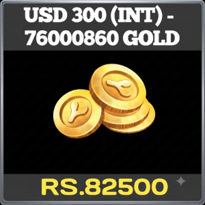 USD 300 (INT) - 76000860 Gold